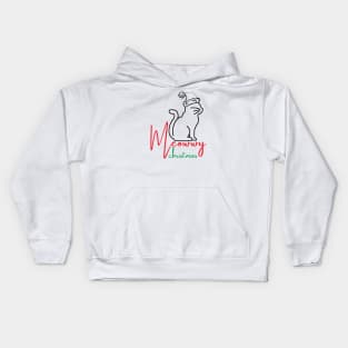 Meowwy Christmas Kids Hoodie